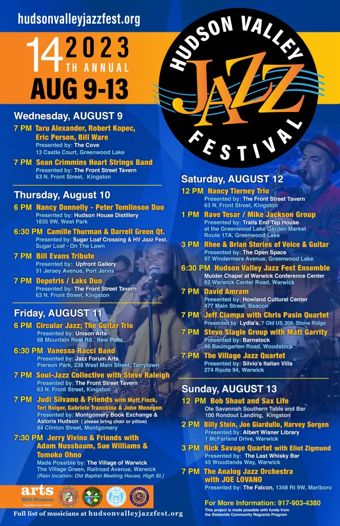 Hudson Valley Jazz Fest | Promoting Jazz in the Hudson Valley